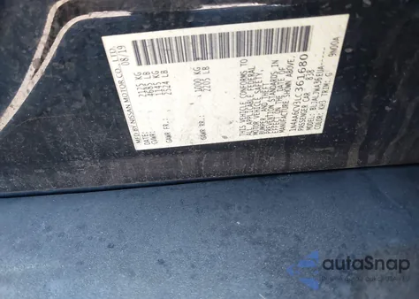 2020 Nissan Maxima Sv Xtronic Cvt из США, поврежденный, VIN 1N4AA6CV3LC361680